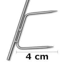 Räucherhaken 4cm lange Spitze