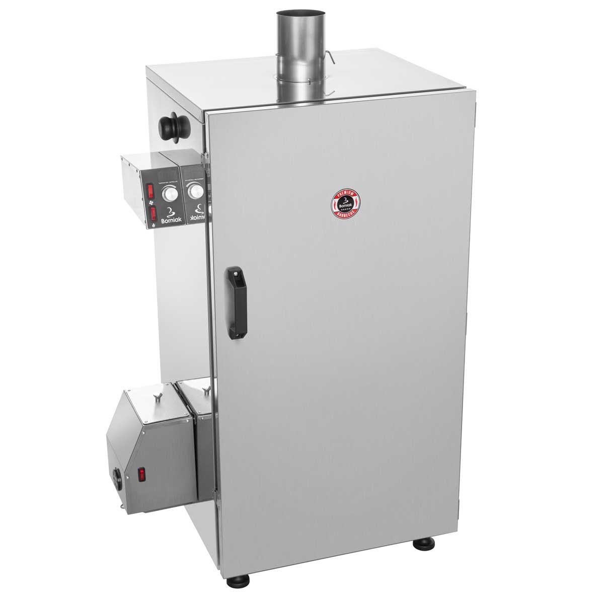 BBQ Räucherofen 150 L seitliche Ansicht