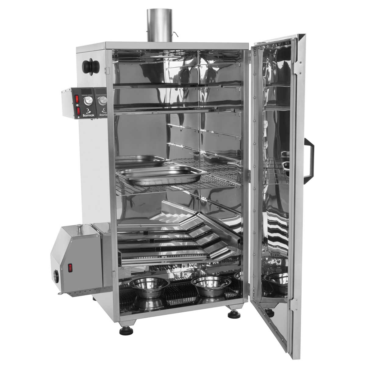BBQ Räucherofen 150 L von innen Simple Steuerung
