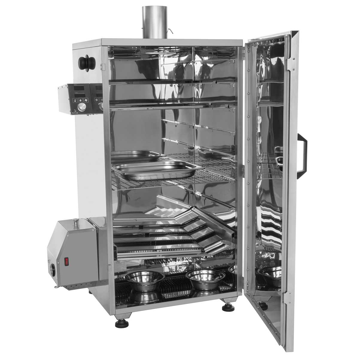 BBQ Räucherofen 150 L von innen