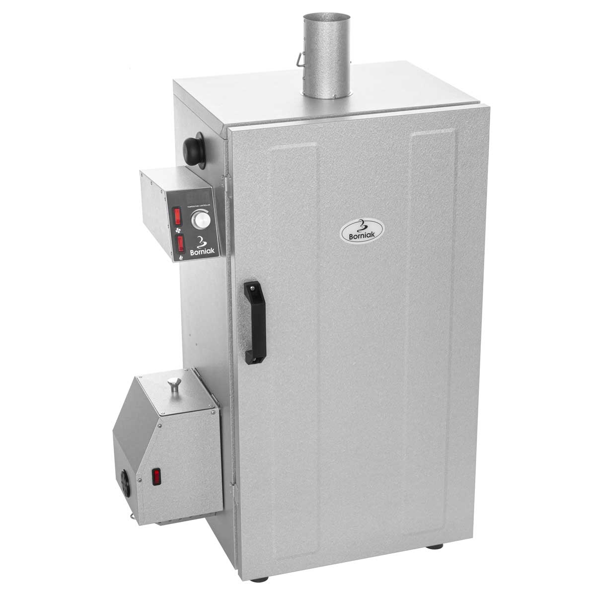 Räucherofen Zink 70 L seitliche Ansicht Simple Steuerung