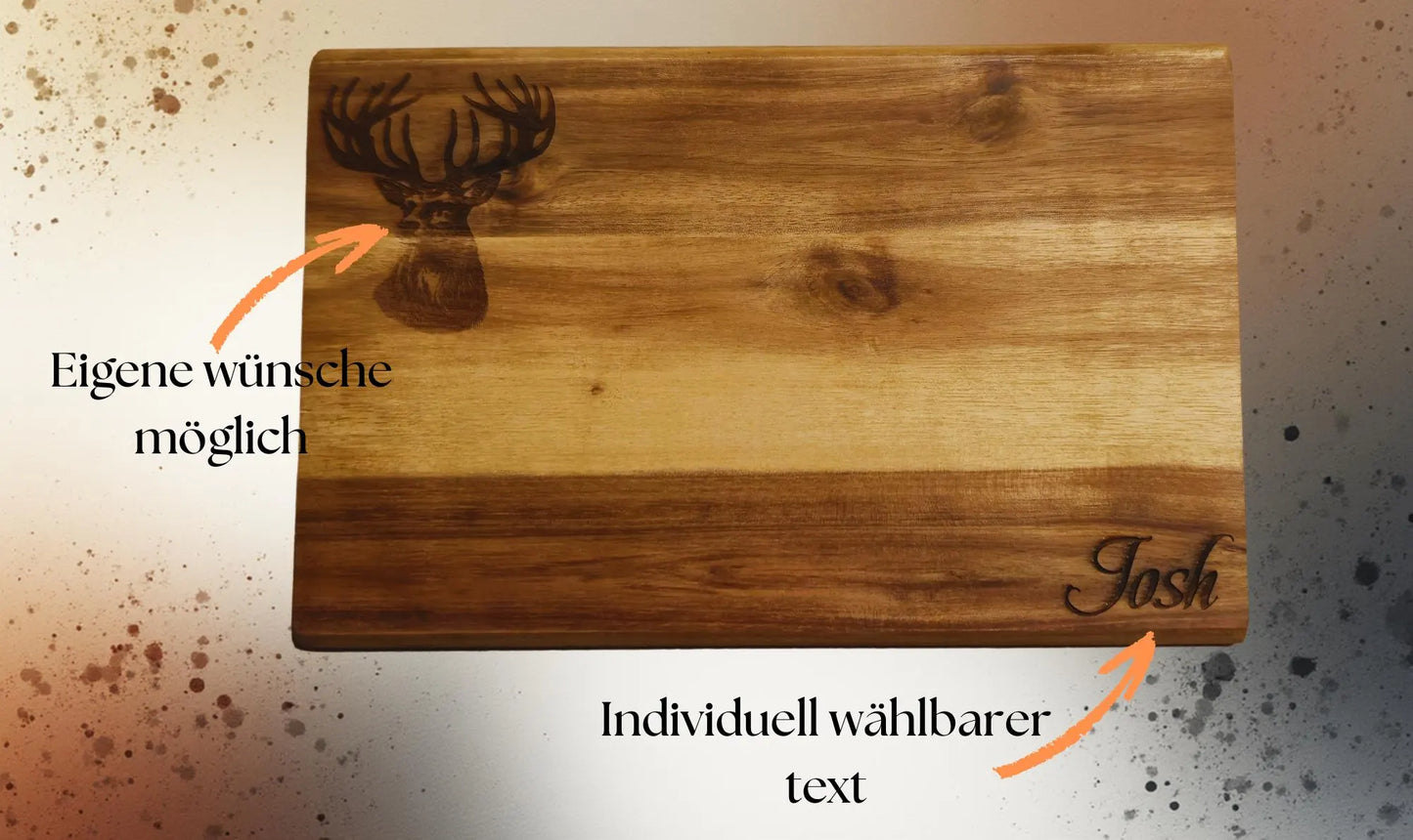 Frühstücks- & Brotzeitbrett aus Holz