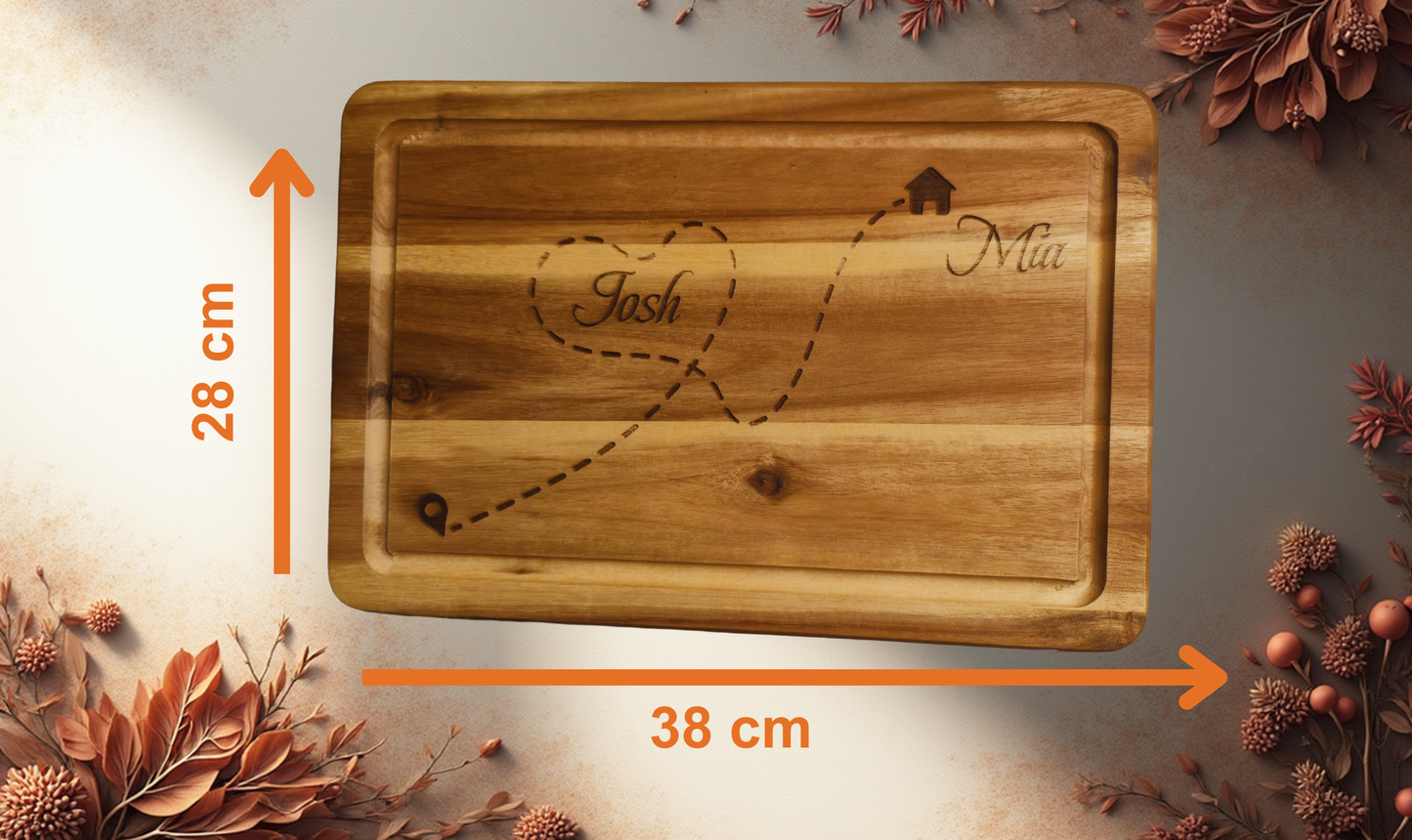 Akazienholz Schneidebrett