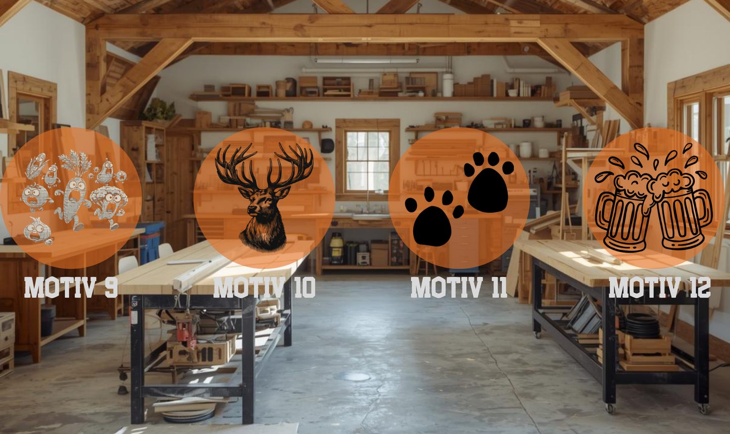 Rundes Akazienholz Schneidebrett | 30×30