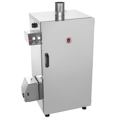 BBQ Räucherofen 150 L seitliche Ansicht 