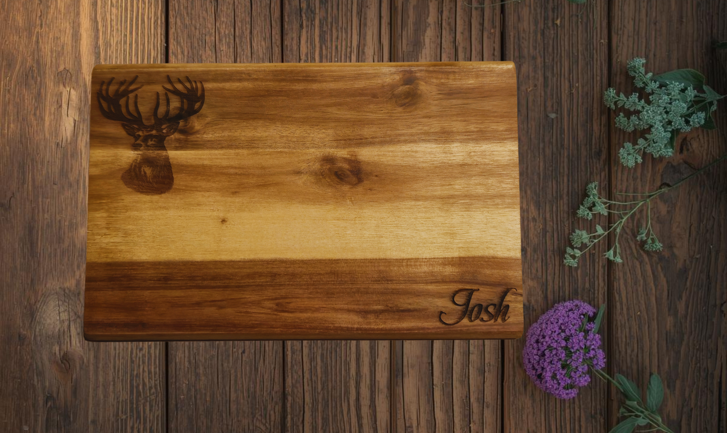 Frühstücks- & Brotzeitbrett aus Holz