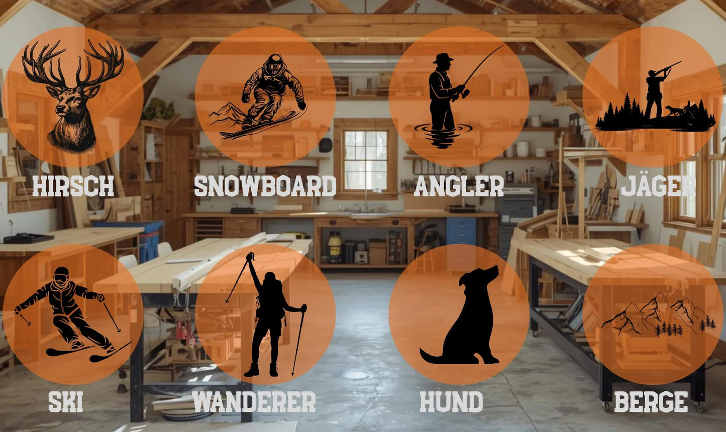 Frühstücks- & Brotzeitbrett aus Holz