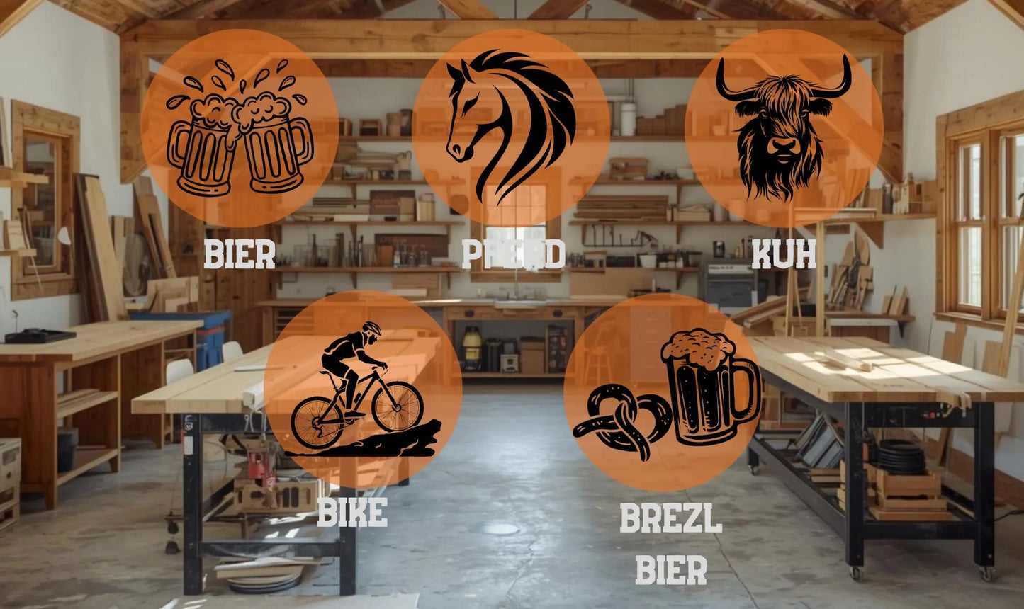 Frühstücks- & Brotzeitbrett aus Holz